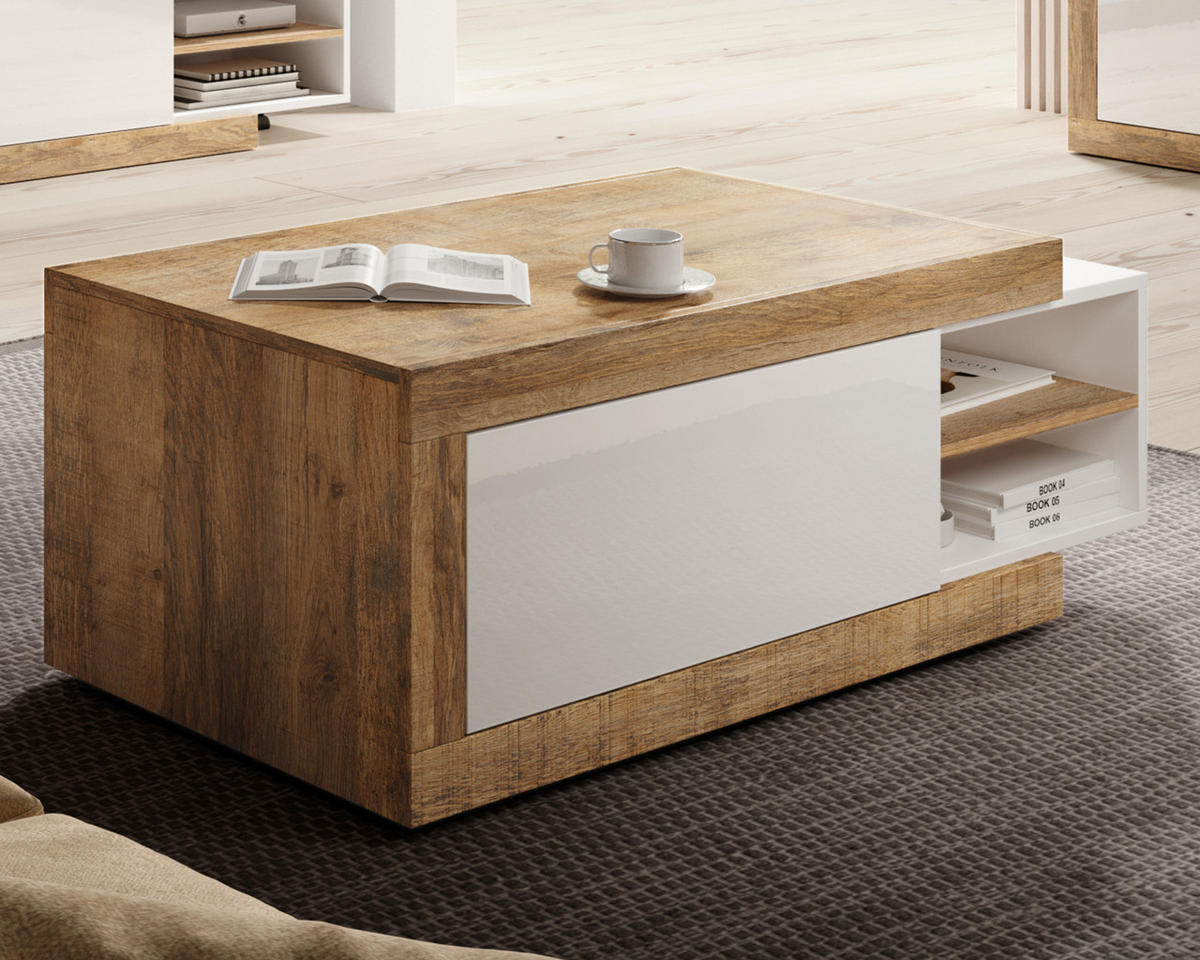 COUCHTISCH SINFONIA 120/43/60 cm Braun - Braun, Holzwerkstoff (60/120/43cm) - MASSENO