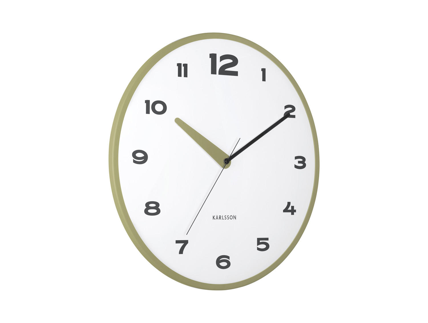 WANDUHR Brisk Dome Ø40 cm - Grün, Metall (40/1/40cm) - Karlsson