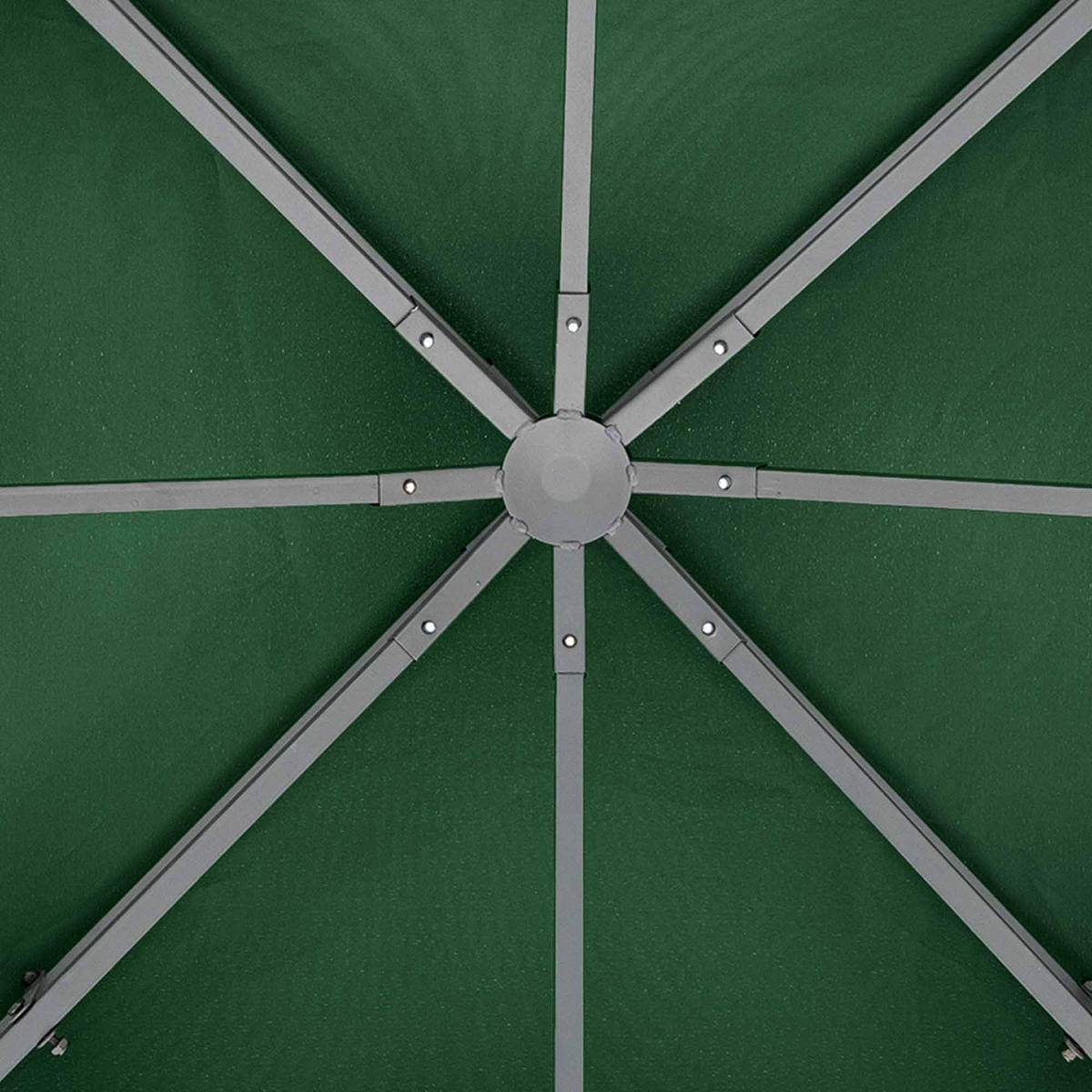 OUTSUNNY Ersatzdach für Pavillon 3x3 m, wasserabweisendes Pavillondach aus Polyester für Gartenpavillon und Partyzelt, Dunkelgrün - Grün, Textil (300/18/300cm)