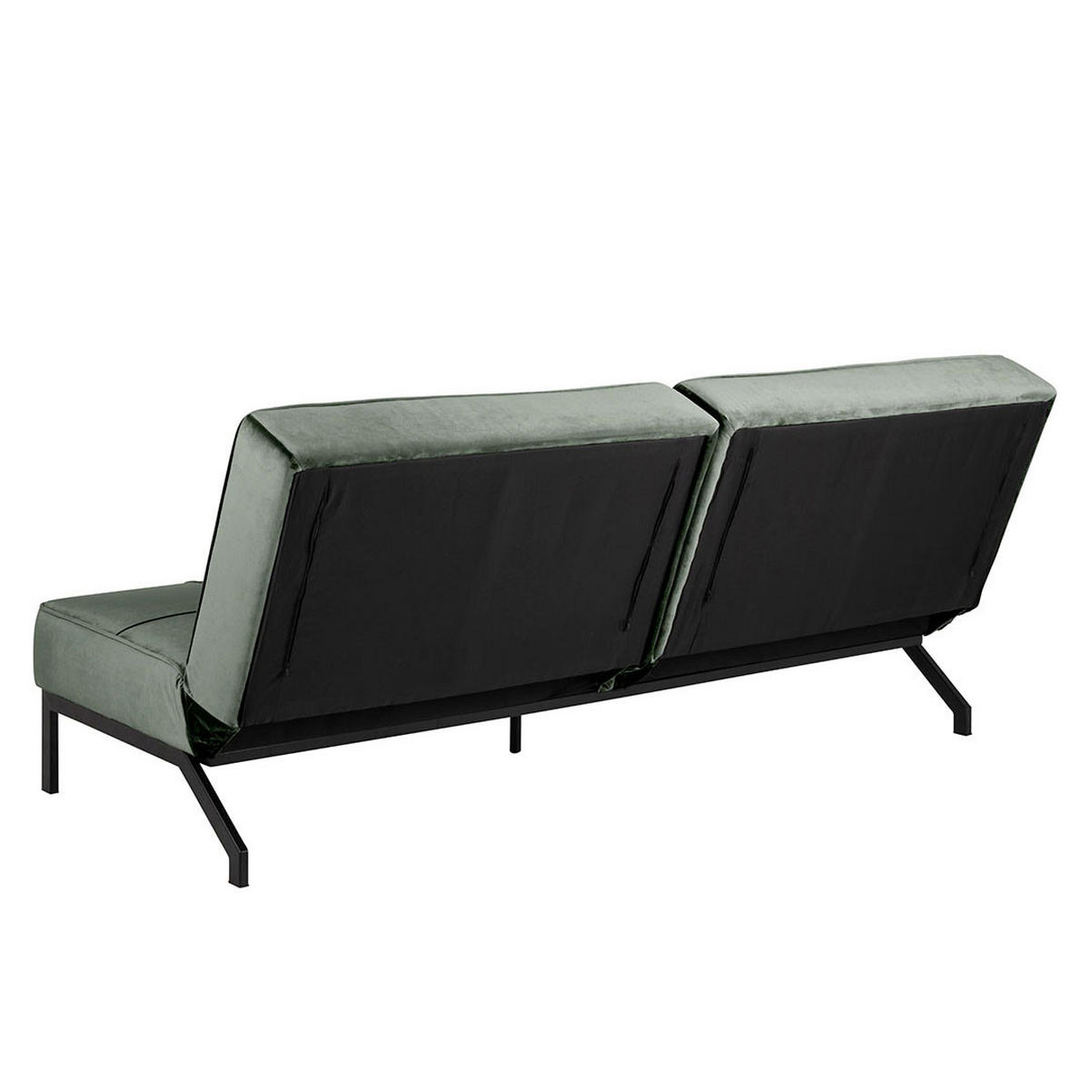 BÄDDSOFFA Peyton för 2 personer 198 x 95 x 87 cm – grön - Grön, Träbaserade material/Textil (198/87/95cm) - ebuy24
