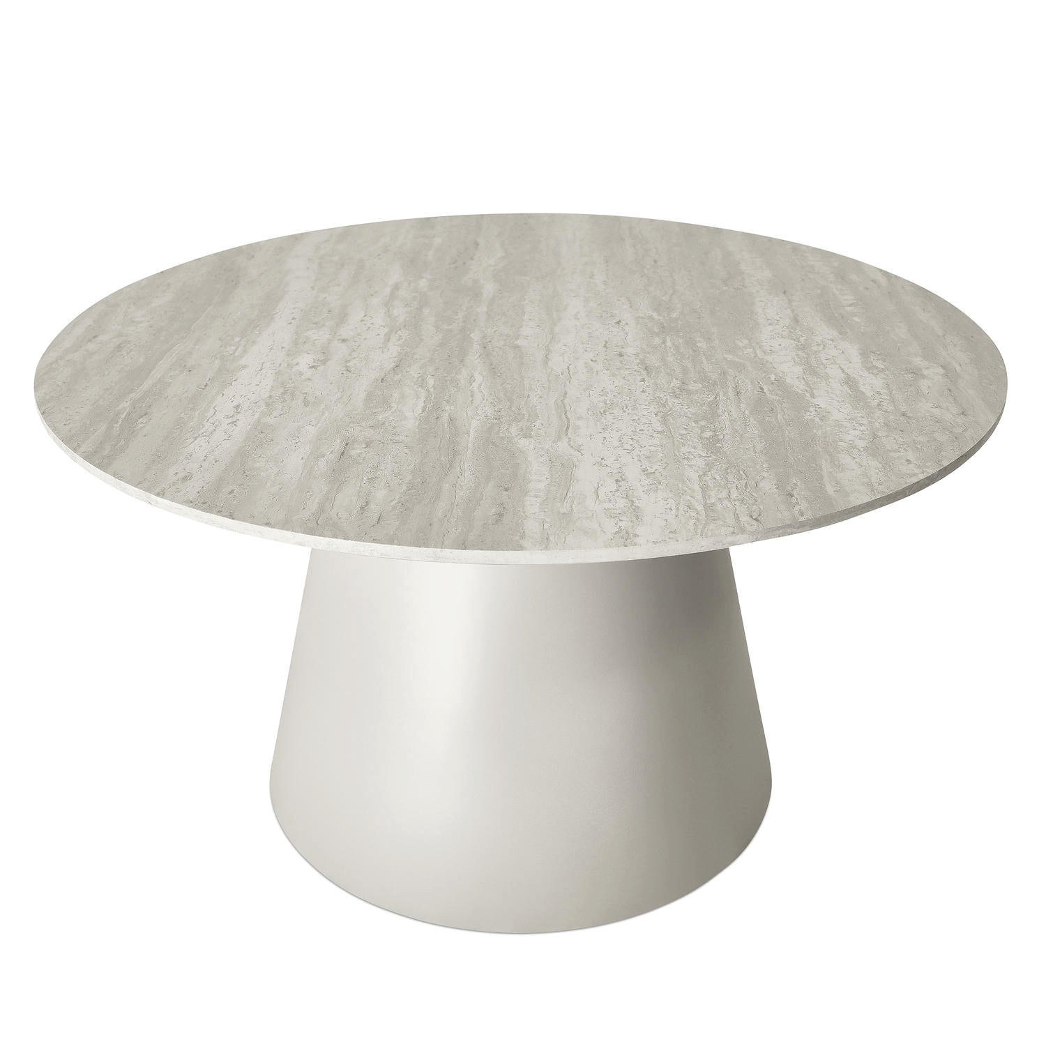 COUCHTISCH rund Grau 80/80/45 cm - Grau, Holzwerkstoff (80/80/45cm) - Furnhouse