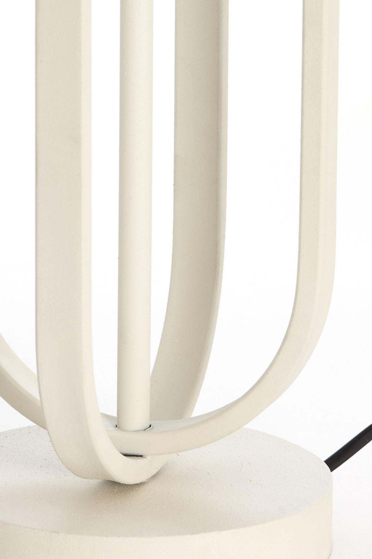 LAMPENFUSS Aster Weiß Ø16/55 cm - Weiß, Metall (16/16/55cm) - Light & Living