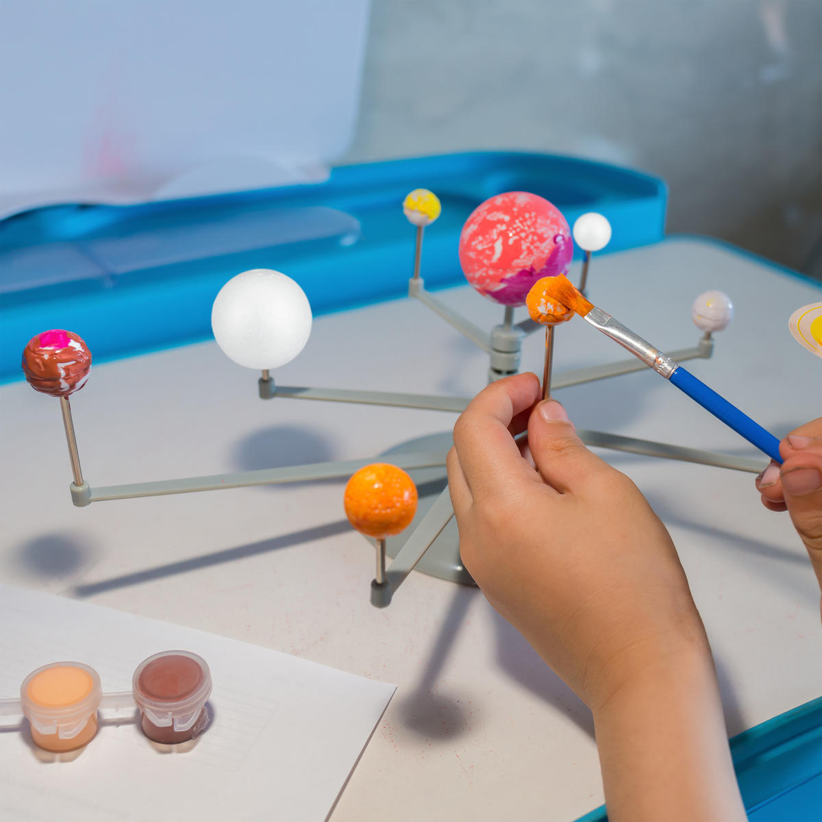 72XSTYROPORKUGELN - Weiß, Kunststoff (7/7/7cm) - Relaxdays