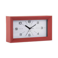 WECKER Lujo Rot 20.2/20.2/11.2 cm - Rot, Kunststoff (20.2/11.2/20.2cm) - Karlsson