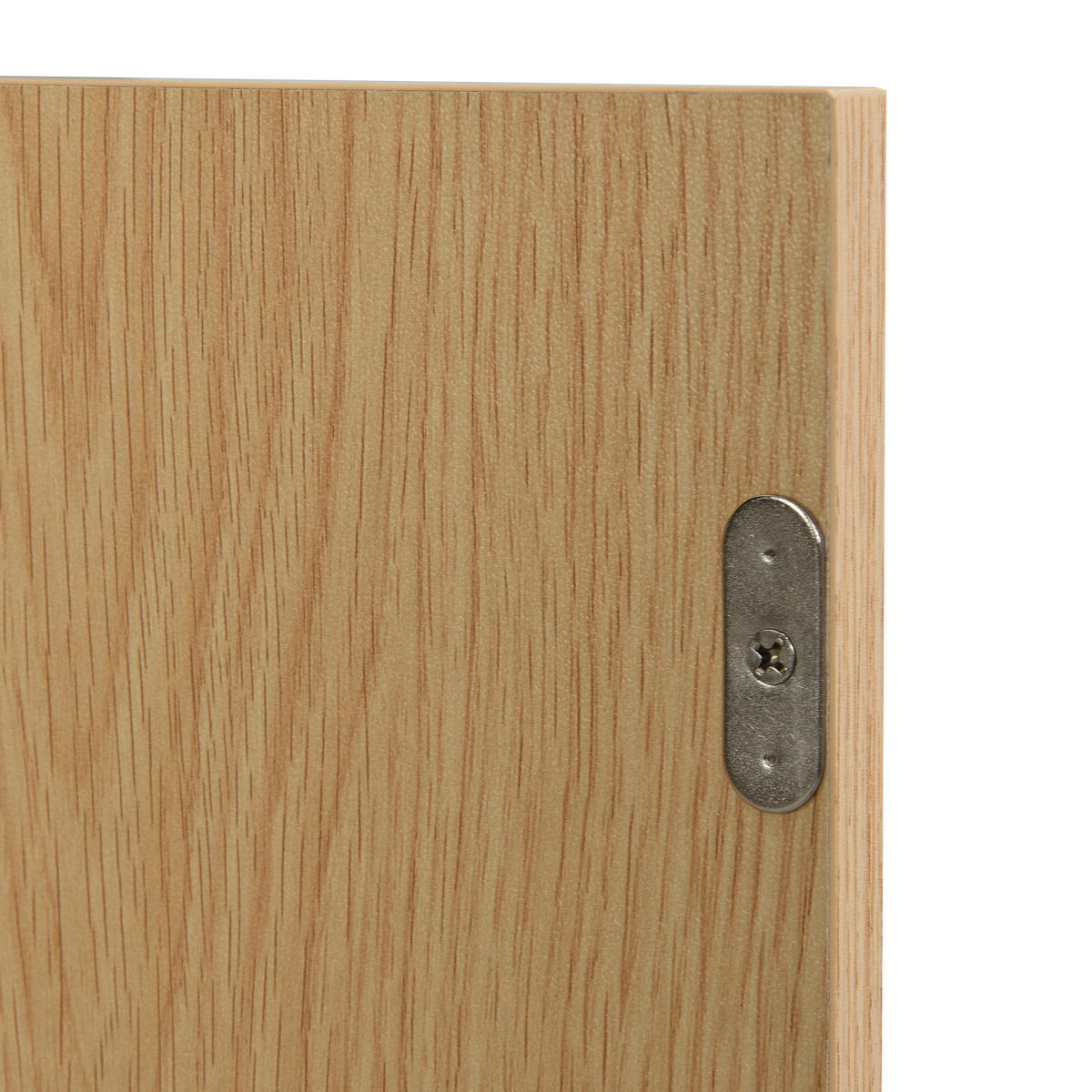 SCHUHSCHRANK in Naturfarben mit Schublade für Eingangsbereich und Flur, B90/H125/T17 cm - Naturfarben, Holz/Holzwerkstoff (90/125/17cm) - STILVORA