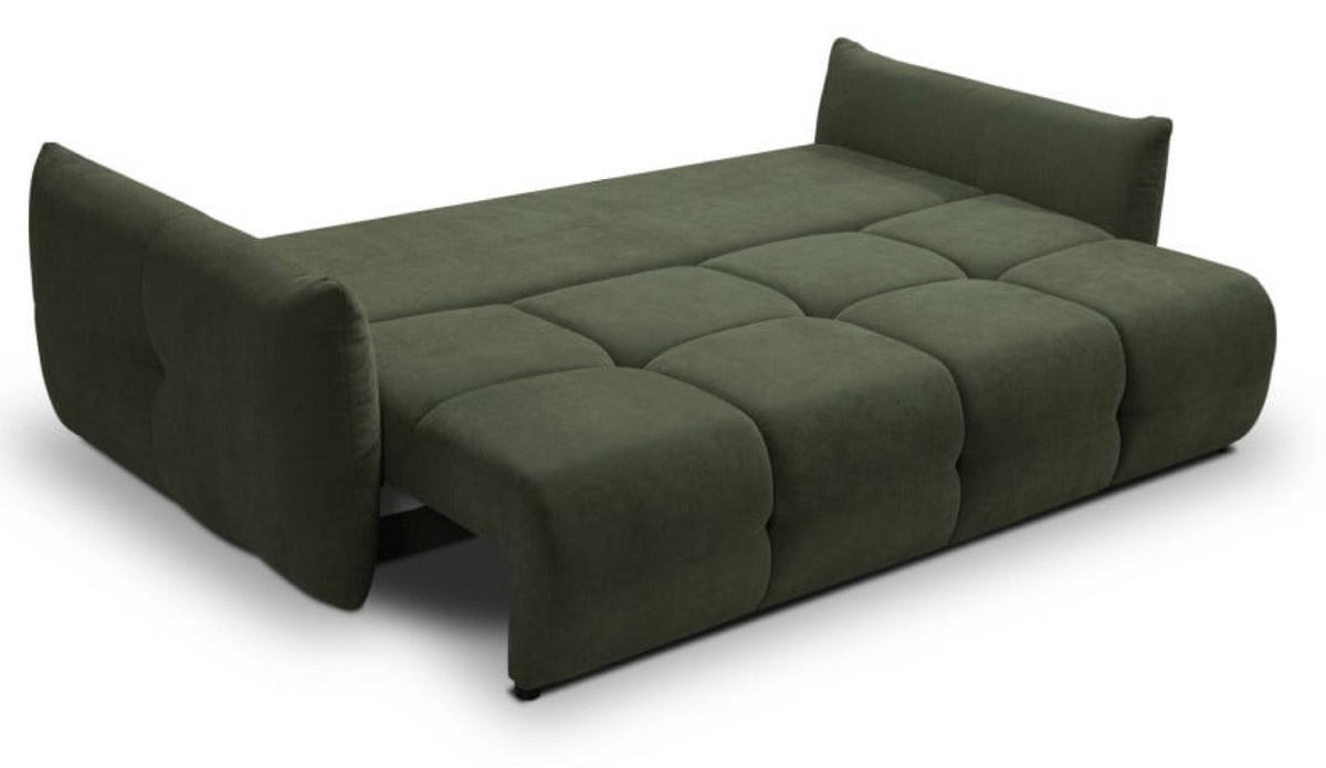 SOFA Grün BASTO Mit Schlaffunktion - Grün, Textil (245/86/110cm) - Sepro Meble