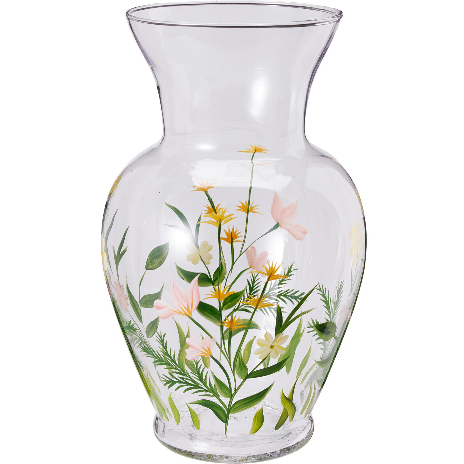 GLASVASE für Blumen 16,5/16,5/27 cm - Transparent, Glas (16.5/27cm) - Home Styling Collection