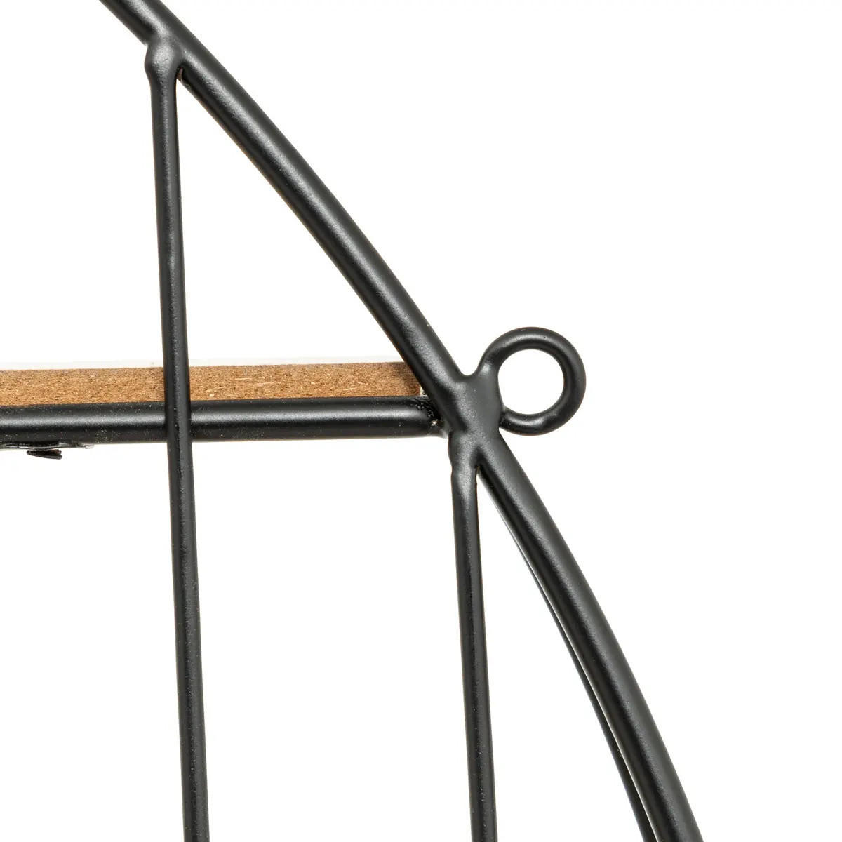 WANDREGAL Zina Ø 56 cm - Schwarz, Metall (56/12/56cm) - Atmosphera Createur d´interieur