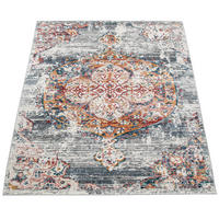 KURZFLORTEPPICH 200/200 cm Herbete 733 - Grau, Textil (200/200cm) - Paco Home