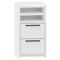 KOMMODE ALTIVO 2SW2O Weiß 36/35,6/70,4 cm - Weiß, Holzwerkstoff (36/70.4/35.6cm) - Matkam Möbel