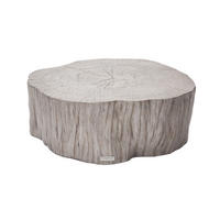 COUCHTISCH DAINTREE aus GF-Beton, Wetterbeständig, 106x100x36 cm - Grau, Naturmaterialien (106/100/36cm) - Elementi