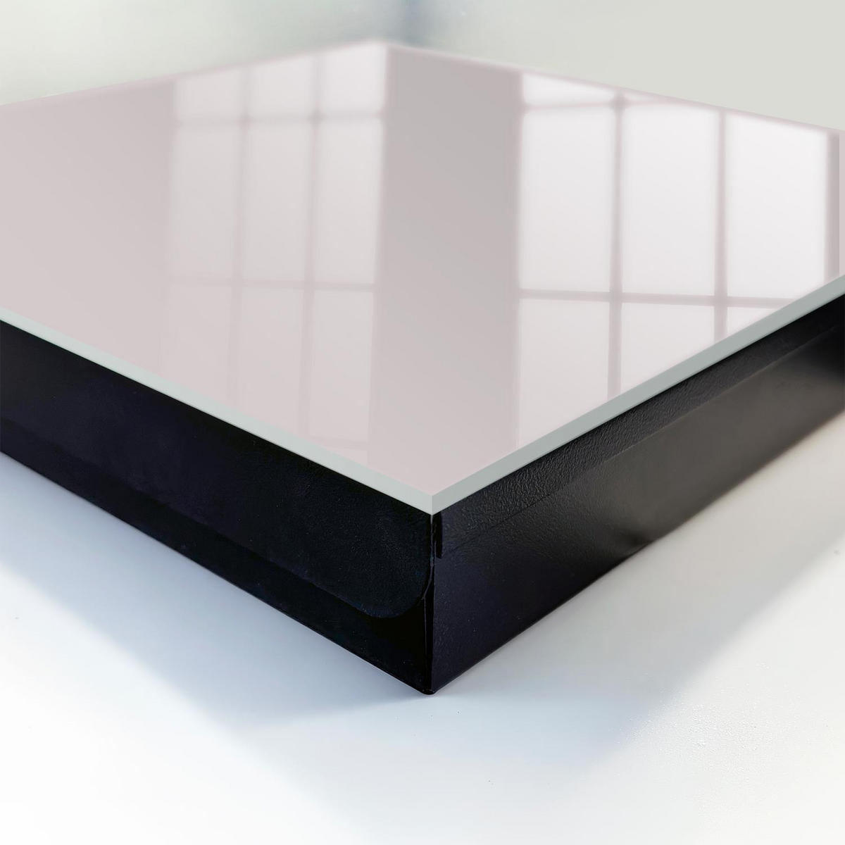 SCHLÜSSELBOX Schwarz 30x30 cm- Türöffnung nach rechts - Aschgrau - Grau, Metall (30/30/5cm) - TULUP