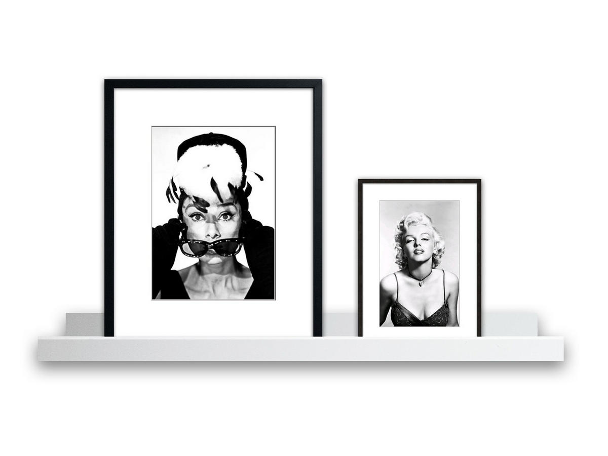 BILDERLEISTE 70 cm Weiß - Weiß, Holz (70/5/2cm) - artissimo