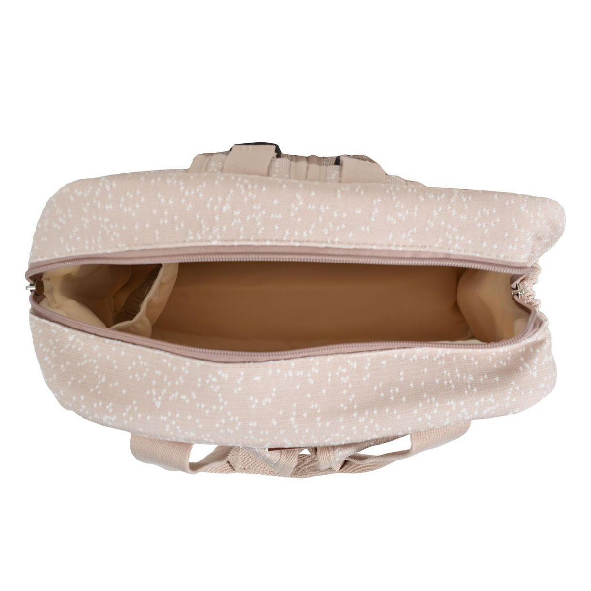 WICKELTASCHE Mivida beige Wickelunterlage, Reißverschluss, Schultergurte, Handtaschengurt, Clips - Beige, Textil (38/36/15cm) - Cangaroo