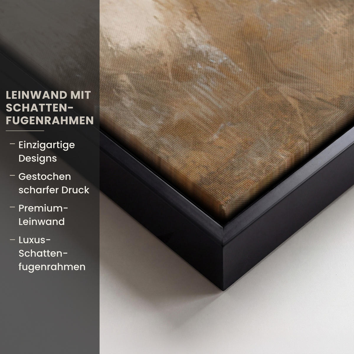 LEINWAND Bilder mit Rahmen - Jesus - Kniend - Waldlandschaft - Betend - 60x90 - Beige, Textil (60/90cm) - MuchoWow
