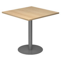PAUSENTISCH eckig STF 80/80/74,5 cm in Eichefarben/Graphitfarben - Eichefarben/Graphitfarben, Holzwerkstoff (80/80/74.5cm) - bümö