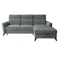 COLTAR Talia, Dreapta 2R-LC - grafit/negru, material plastic/material textil (167/238cm) - MIRJAN24