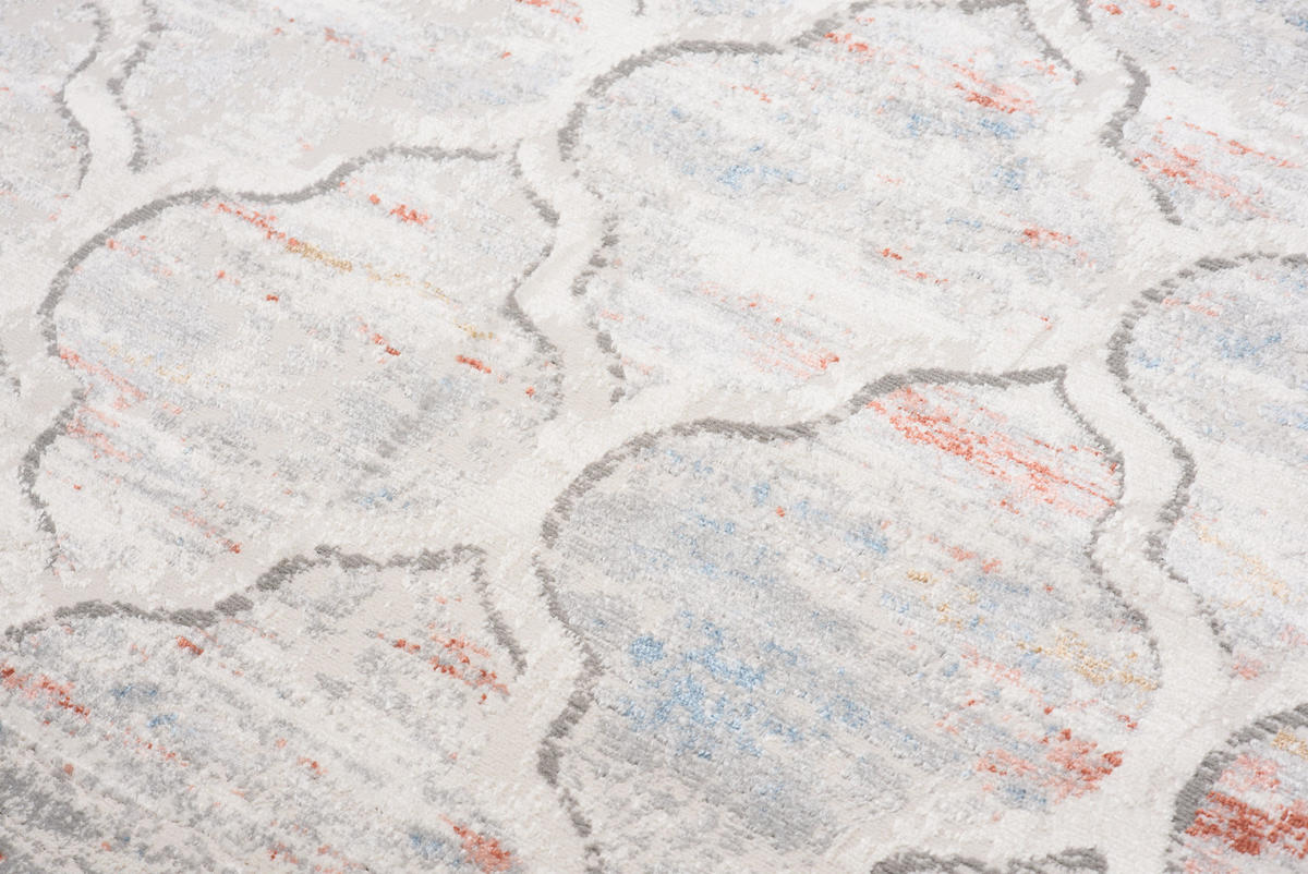 TEPPICH VALLEY Grau Orange 160/220 cm - Orange, Textil (160/220cm) - Tapiso