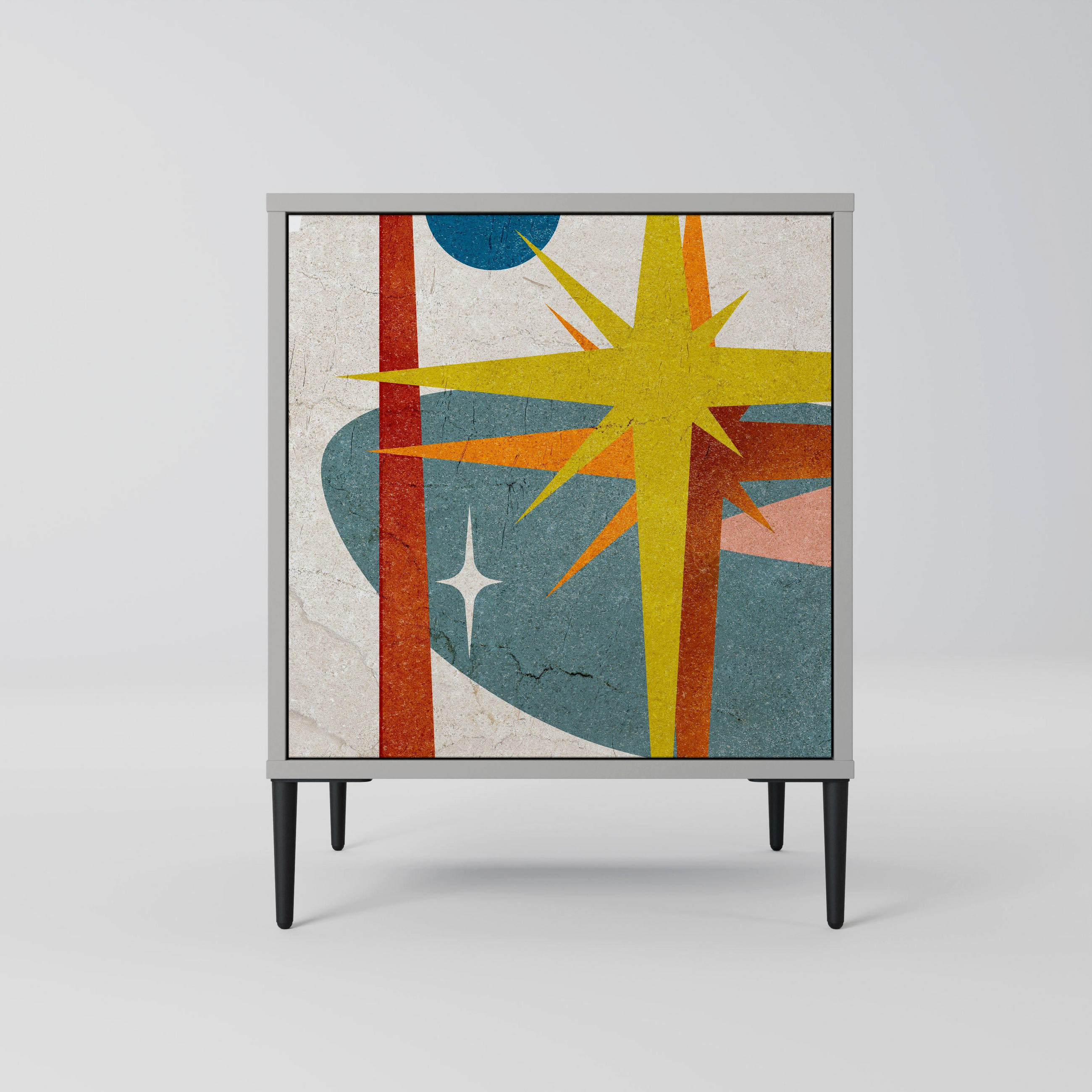 SpaceRebels Sideboard Grau 57.5x72.5x42 cm