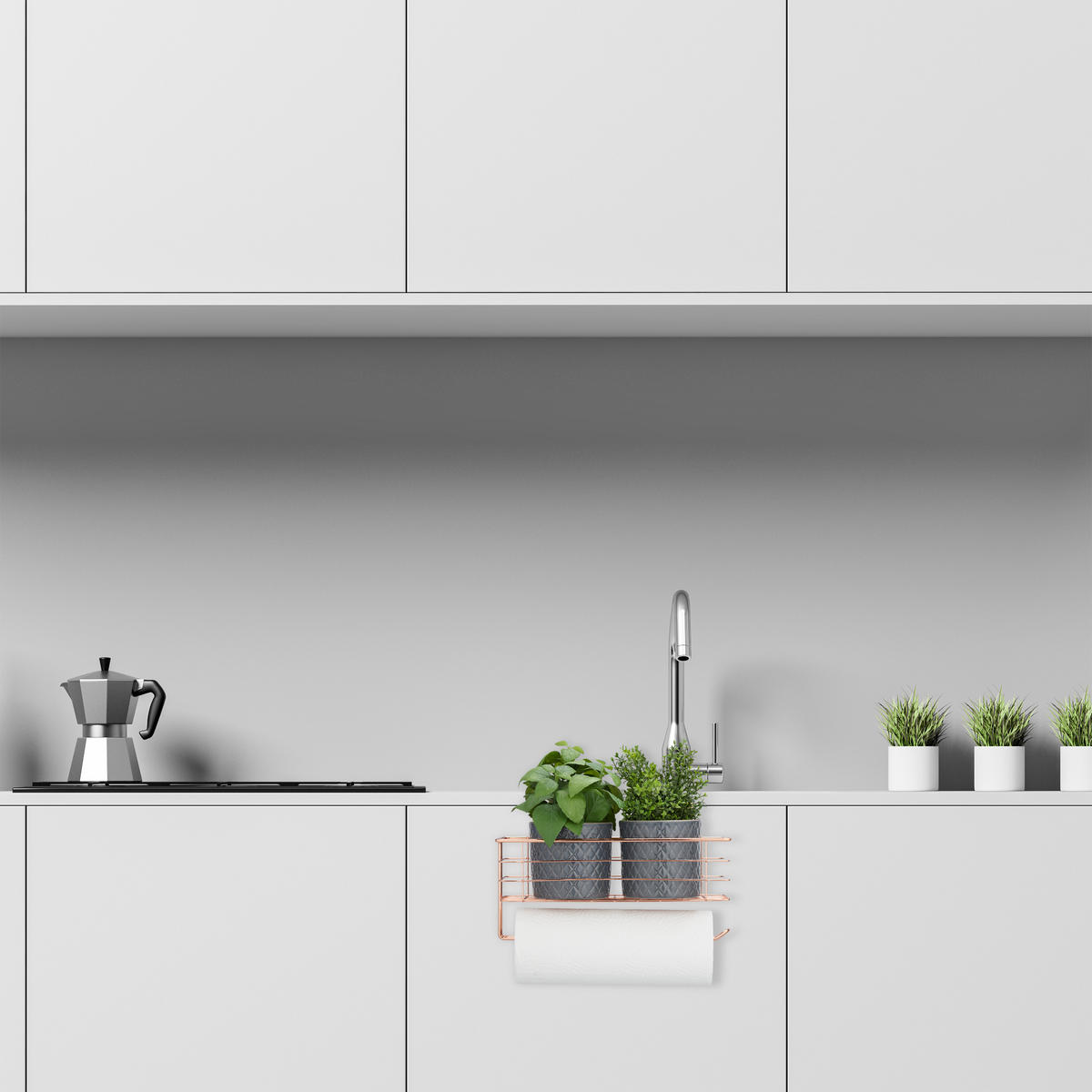 EINHÄNGEKORB - Kupferfarben, Metall (31/18/17cm) - Relaxdays