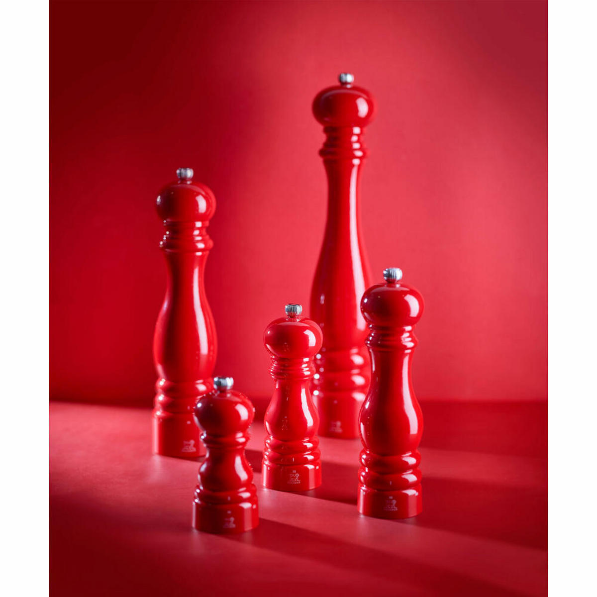 SALZMÜHLE Paris uSelect 18cm Buchenholz Passionsrot Stahlmahlwerk - Rot, Holz (5.9/18/5.9cm) - PEUGEOT