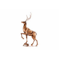 METALLSKULPTUR Kupfer 84/44 cm - Kupferfarben, Metall (4.5/44/25cm) - KUNSTLOFT