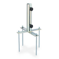 RASENDORN - Silberfarben, Metall (30/27/25cm) - Relaxdays