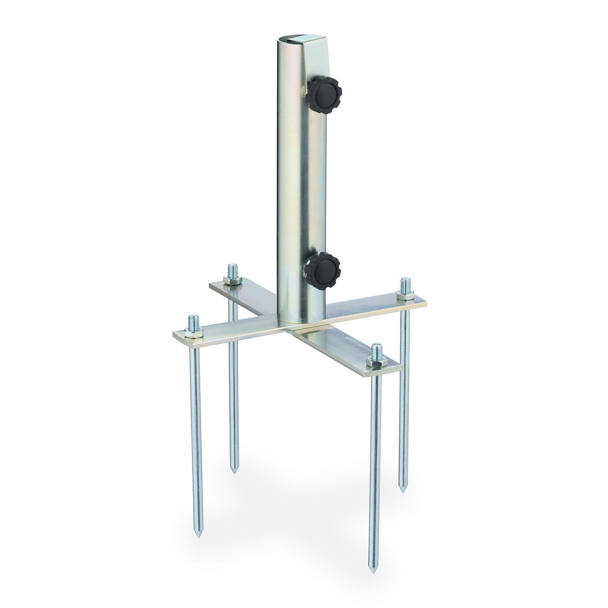 RASENDORN - Silberfarben, Metall (30/27/25cm) - Relaxdays