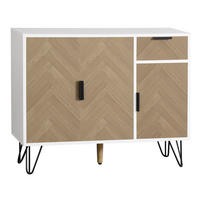 KOMMODE aus MDF & Spanplatte 90x30x71,5cm in Naturfarben - Naturfarben, Holzwerkstoff (90/71.5/30cm) - Modfu