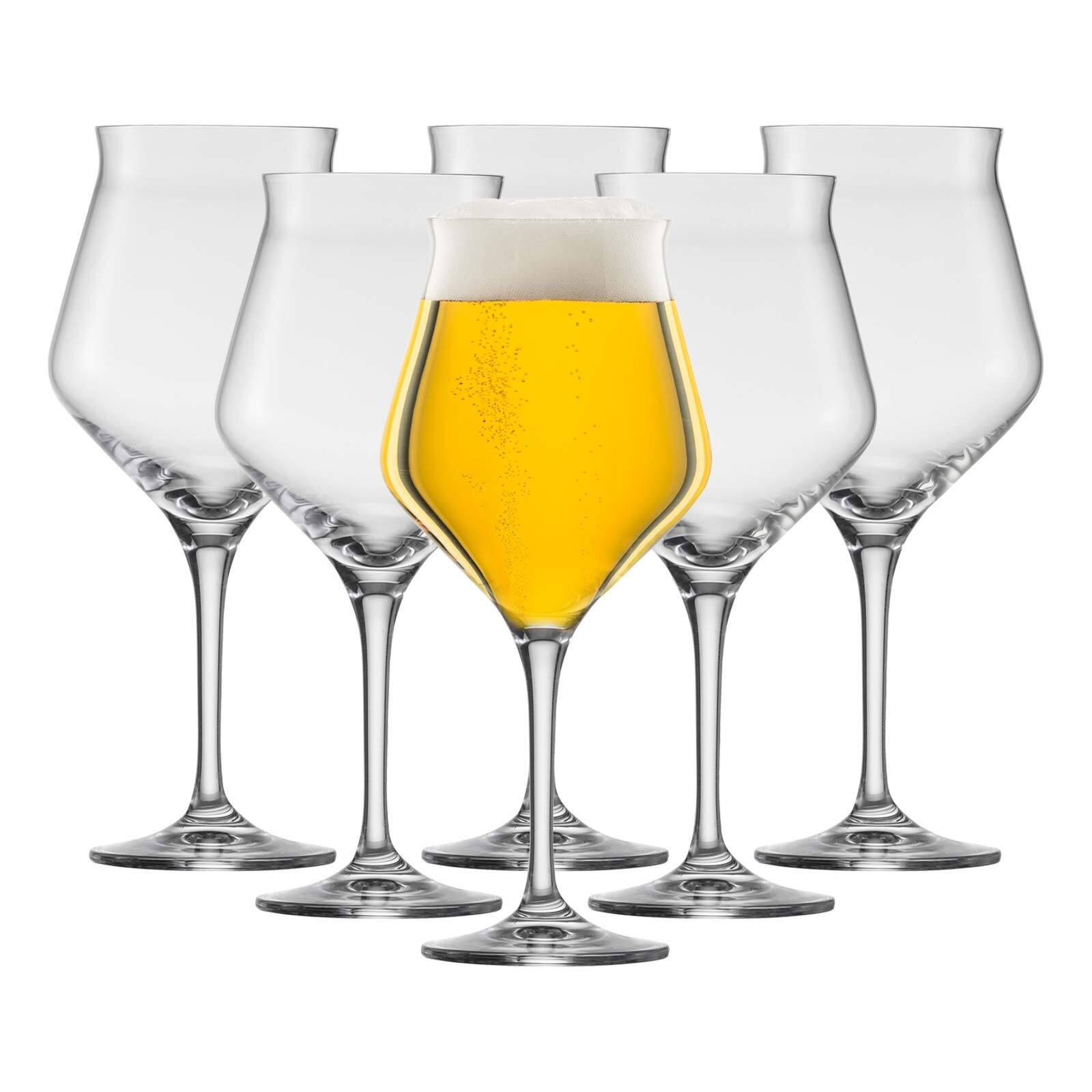 KELCHE / BIERTULPEN Craft Beer Experts transparent 435 ml 6er Set - Transparent, Glas (0.435L) - Eisch