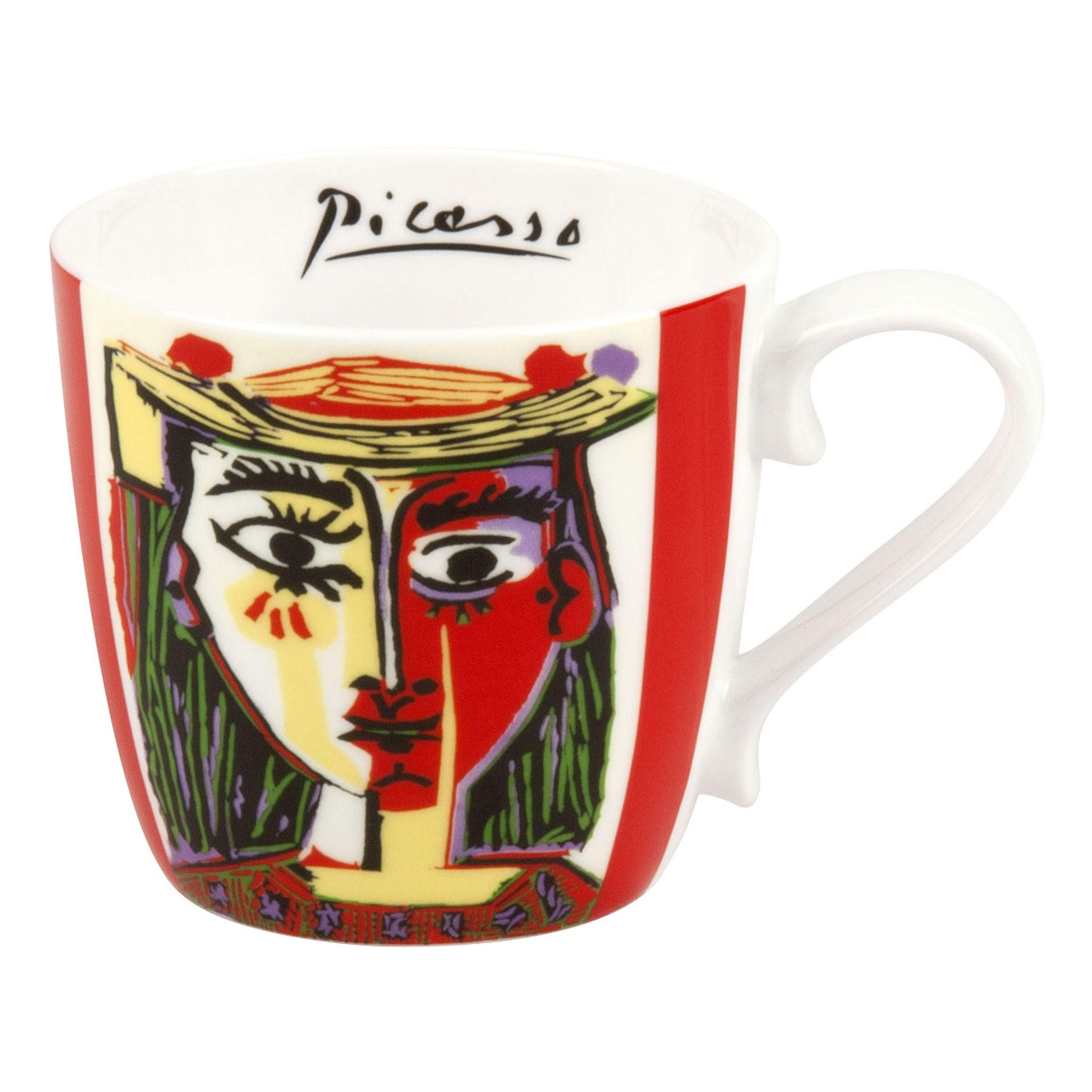 KAFFEEBECHER Picasso Femme Au Chapeau - Naturfarben, Keramik (0.42L) - Könitz