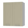 KÜCHENHÄNGESCHRANK Kvantum W3/60 Vanille Matt / Grau Matt 60 / 32,5 / 72cm - Creme/Grau, Holz/Holzwerkstoff (60/72/32.5cm) - Feldmann-Wohnen