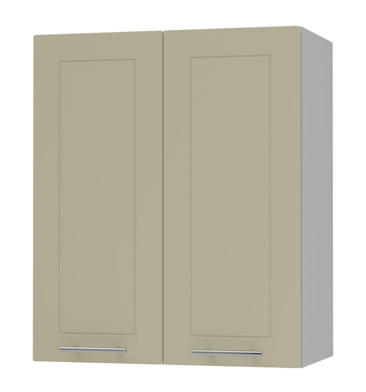 KÜCHENHÄNGESCHRANK Kvantum W3/60 Vanille Matt / Grau Matt 60 / 32,5 / 72cm - Creme/Grau, Holz/Holzwerkstoff (60/72/32.5cm) - Feldmann-Wohnen