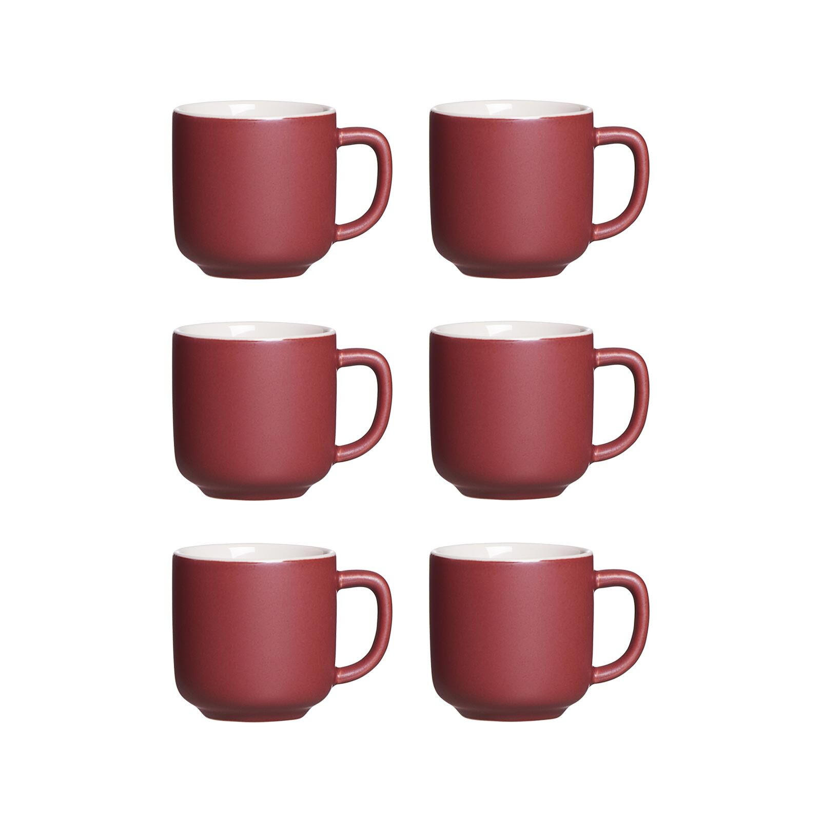 ESPRESSOTASSEN Jasper beere 100 ml 6er Set - Beere, Keramik (0.1L) - Ritzenhoff Breker
