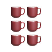 ESPRESSOTASSEN Jasper beere 100 ml 6er Set - Beere, Keramik (0.1L) - Ritzenhoff Breker