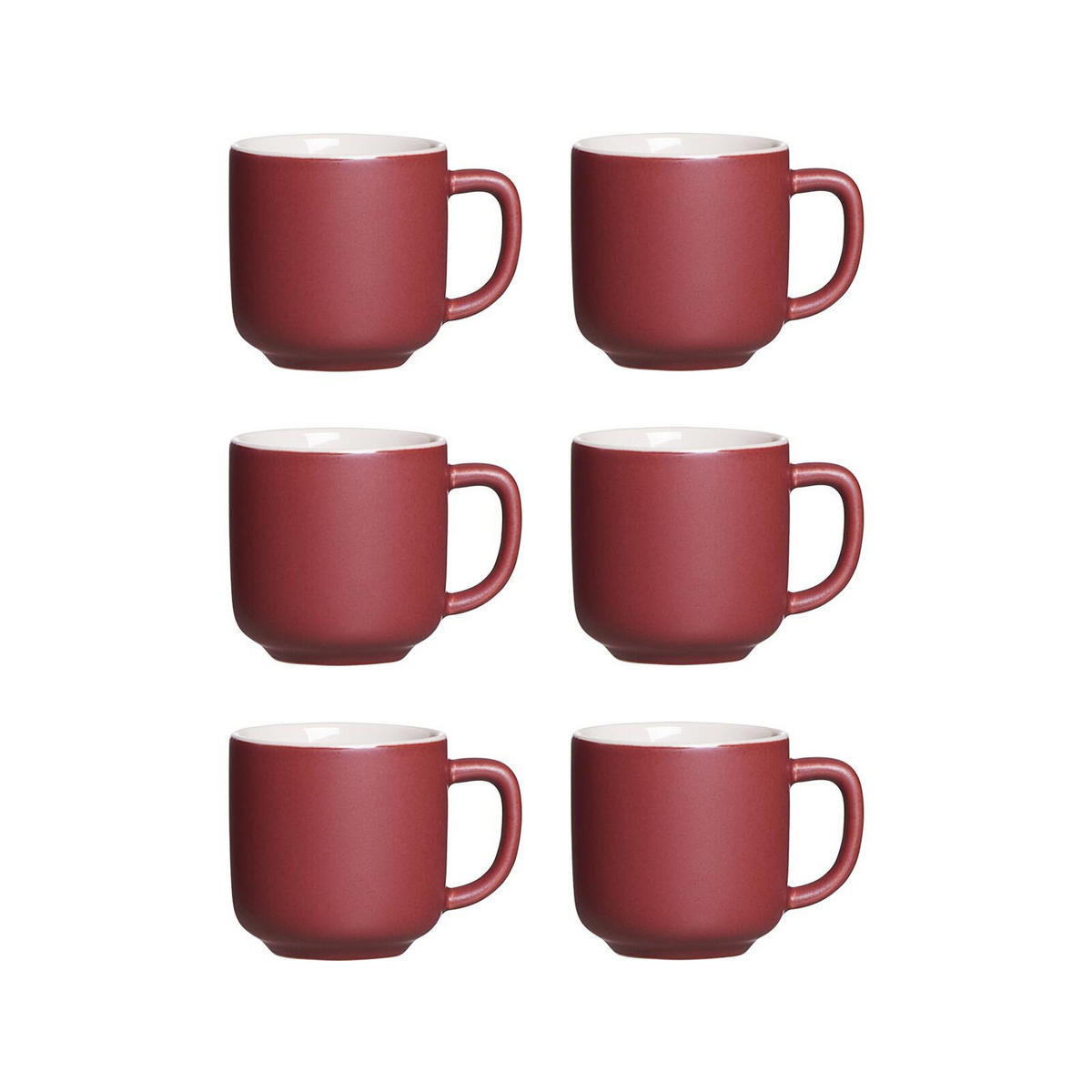 ESPRESSOTASSEN Jasper beere 100 ml 6er Set - Beere, Keramik (0.1L) - Ritzenhoff Breker