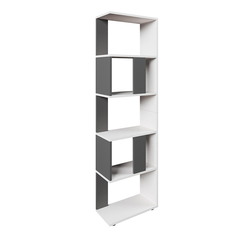 RAUMTEILER Anthrazit/Weiß 45 x 162.6 cm - Anthrazit, Holzwerkstoff (45/162.6/23.6cm) - Vicco