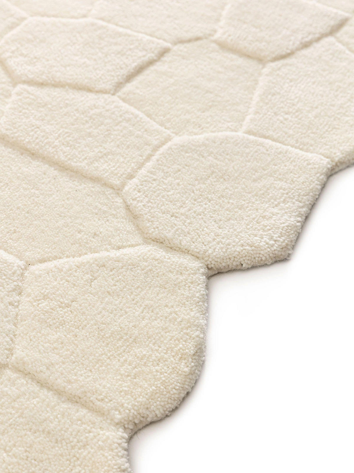 WOLLTEPPICH Camino Ivory 120x170 cm - Creme, Textil (120/170cm) - benuta Pure