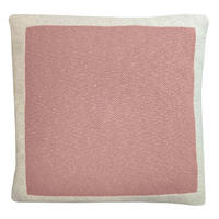 DEKOKISSEN Poster gestrickt Rosa 50X50 - Pink, Textil (50/50/12cm) - Malagoon