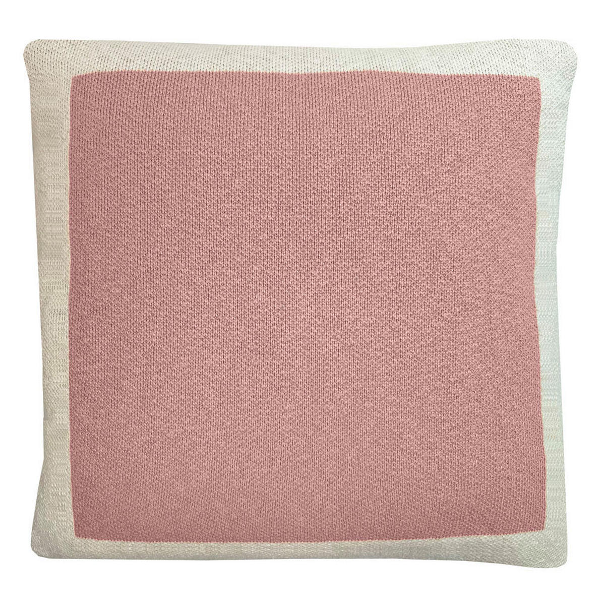 DEKOKISSEN Poster gestrickt Rosa 50X50 - Pink, Textil (50/50/12cm) - Malagoon