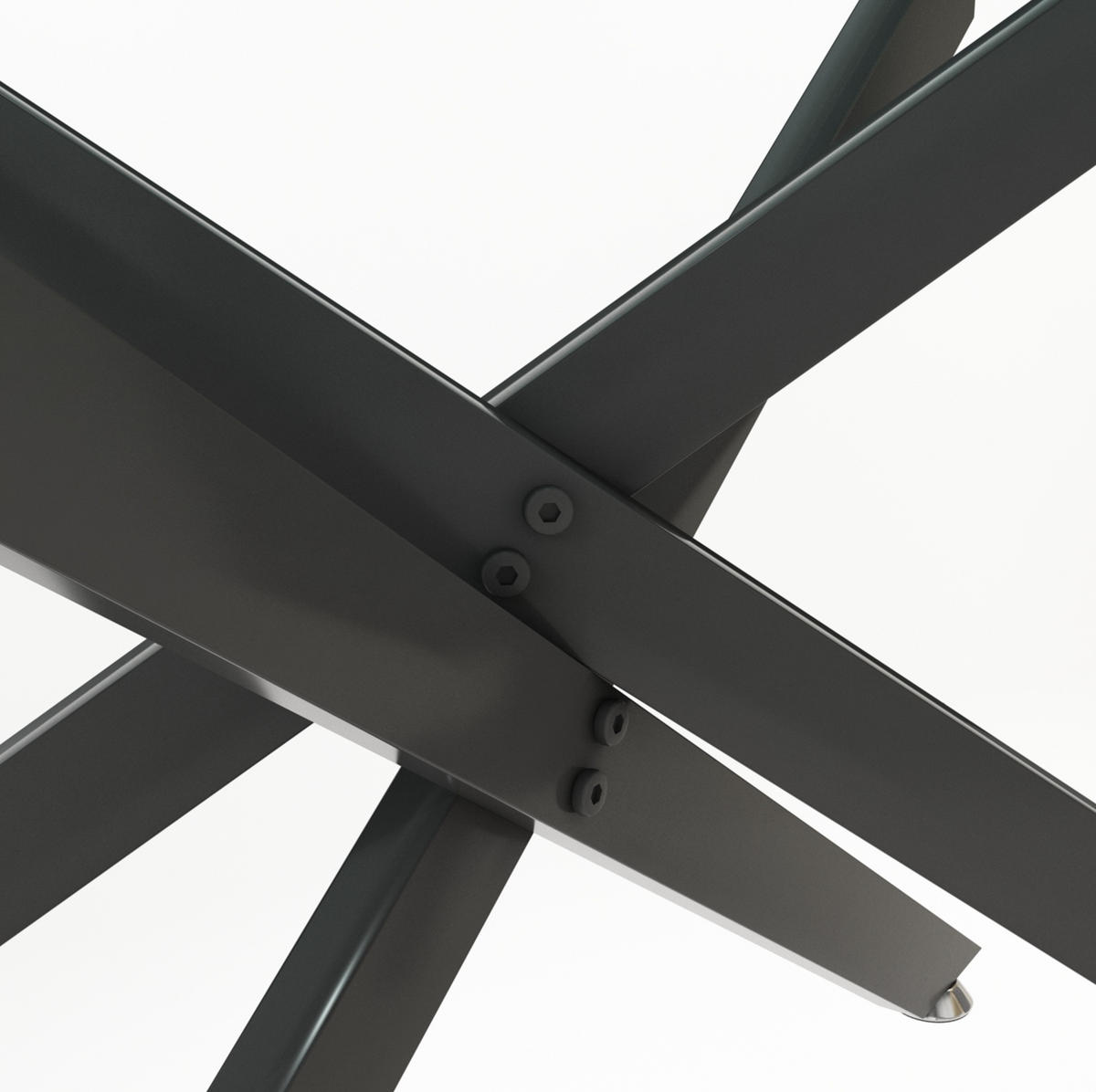 COUCHTISCH 120/60/46 cm aus Glas und Metall in Schwarz - Schwarz, Glas (120/60/46cm) - OKMYHOME