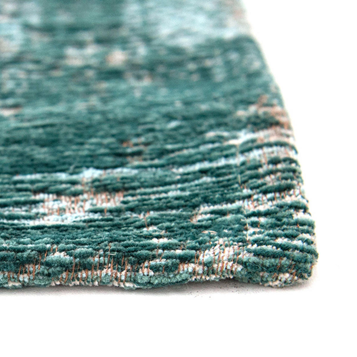 TEPPICH Jade Fading World Medallion 240/340 cm - Grün, Naturmaterialien/Textil (240/340cm) - Louis De Poortere