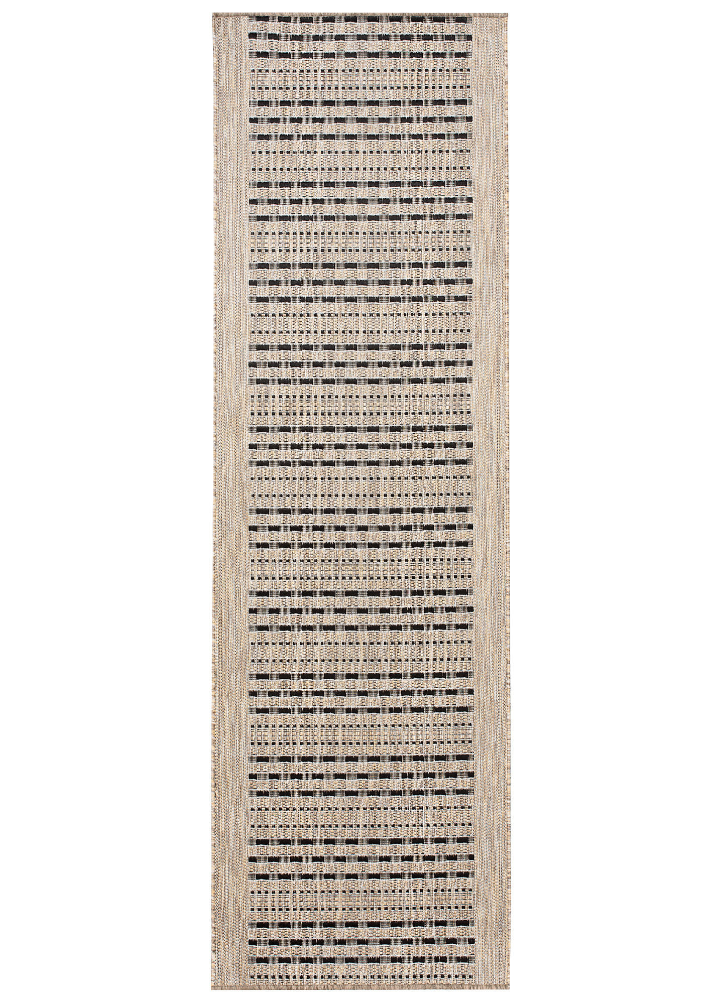 LÄUFER MELISSA Braun Gestreift Modern 70/900 cm - Braun, Textil (70/900cm) - Tapiso