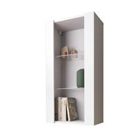 HÄNGEVITRINE TIVOLI Vertical 100, Weiss - Weiß, Glas/Holzwerkstoff (50/100/29.5cm) - Komodee