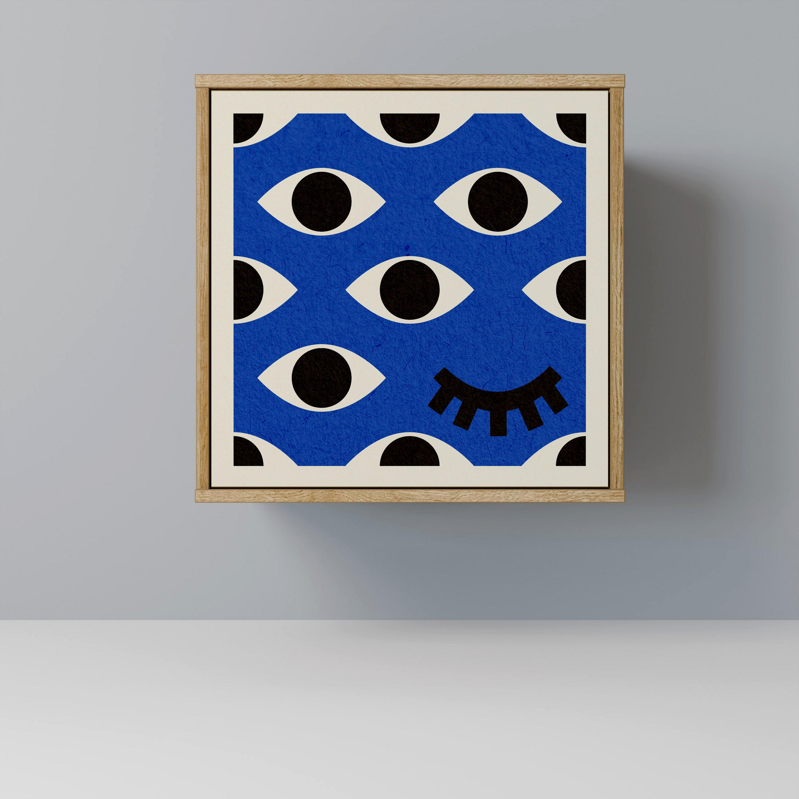 SpaceRebels Sideboard Eiche 57.5x57.5x42 cm