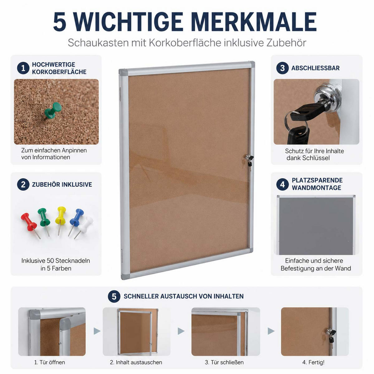 SCHAUKASTEN Beige - Beige, Metall (68/95/7cm) - MCW