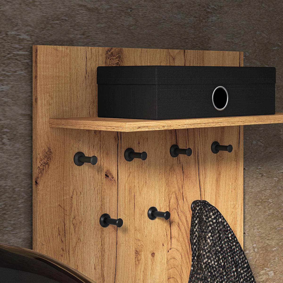 VITRINE Nilo Holz - Braun, Holzwerkstoff (60/49/34cm) - Petits-meubles