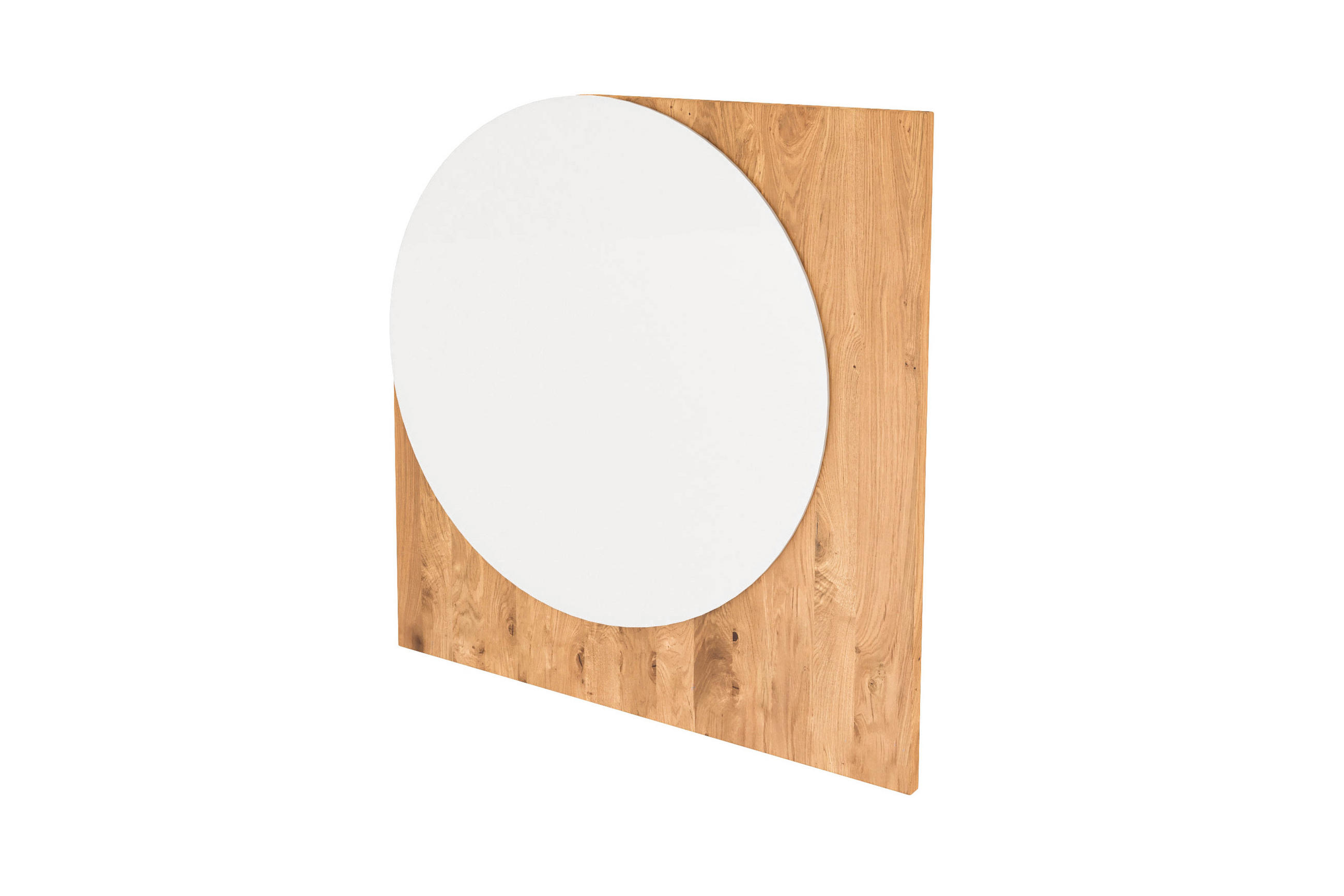 WANDSPIEGEL INA Wildeiche - Wildeiche, Holz (65/65/3cm) - byoak