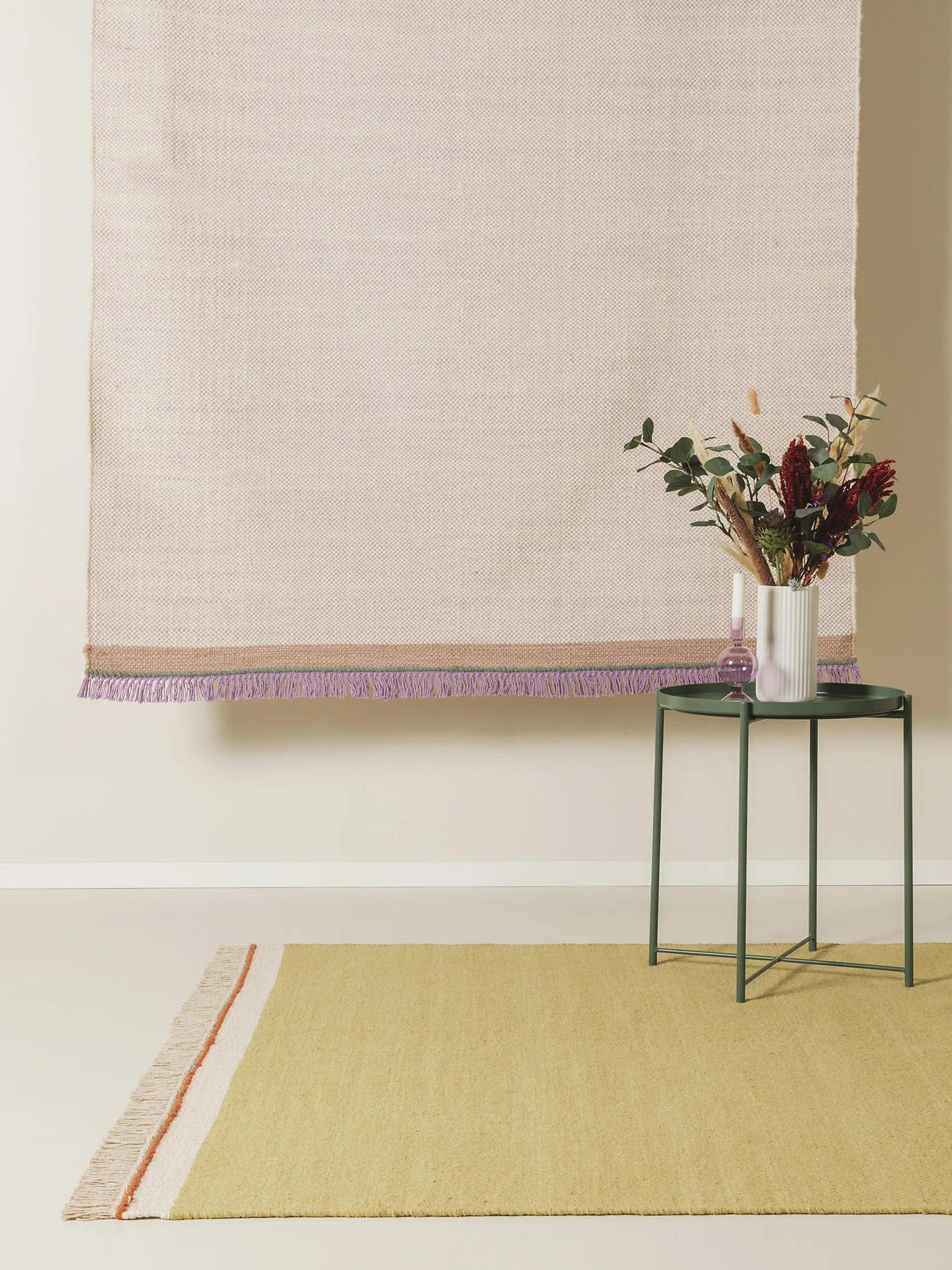 WOLLTEPPICH Karla Lila 200x300 cm - Lila, Textil (200/300cm) - benuta Pop