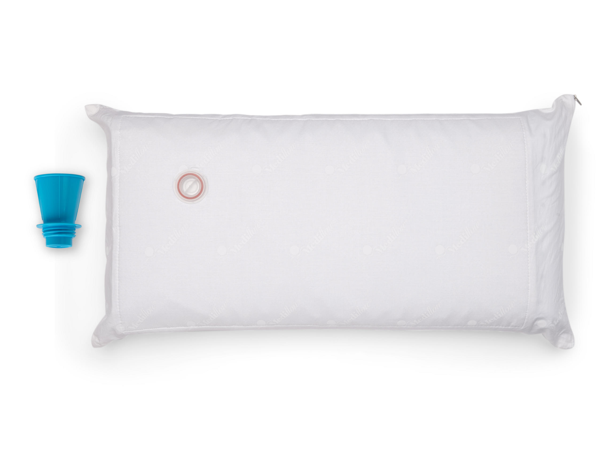 WASSERKISSEN aus Memoryschaum 40x80 cm - Weiß, Textil (40/80cm) - Mediflow